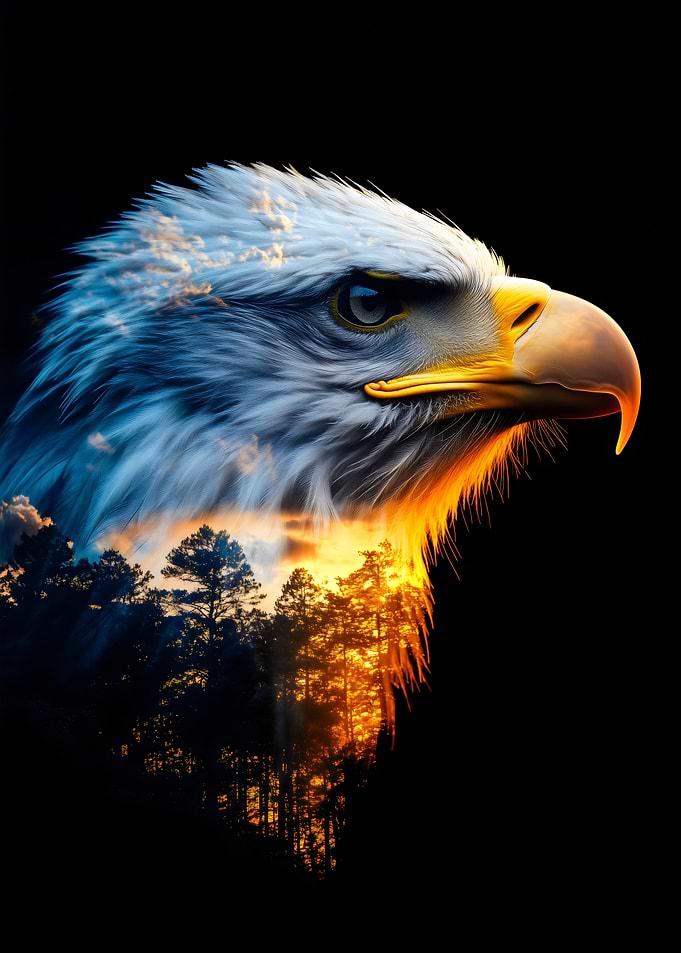 Bald Eagle Silhouette Photography