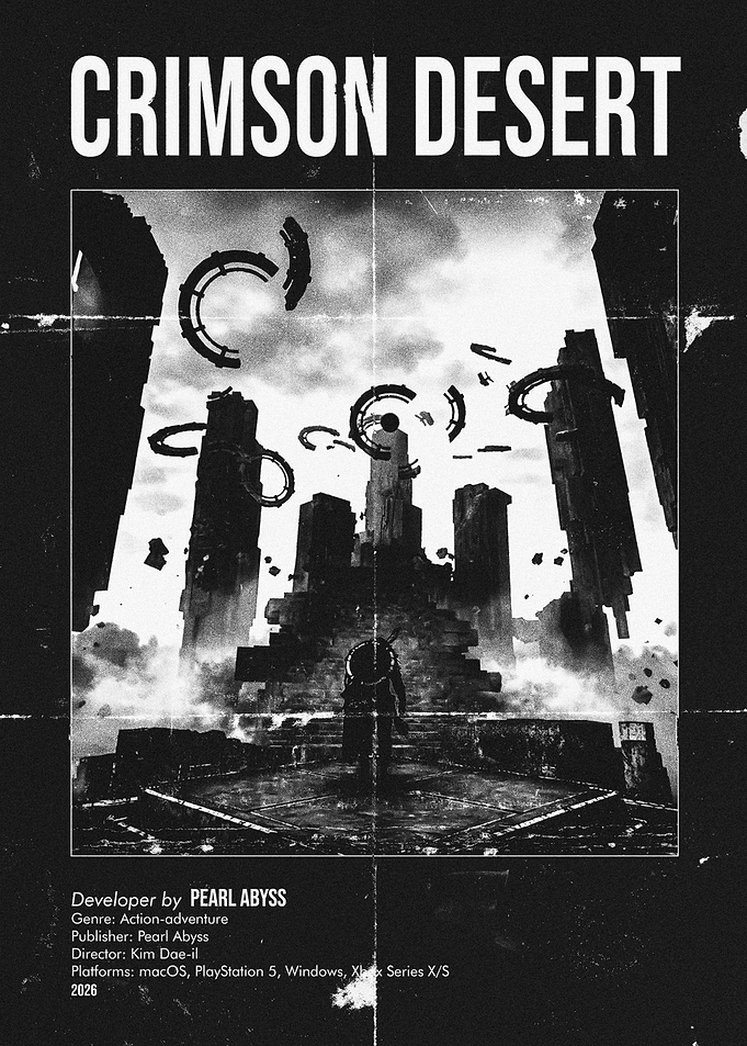 Crimson Desert Game Poster