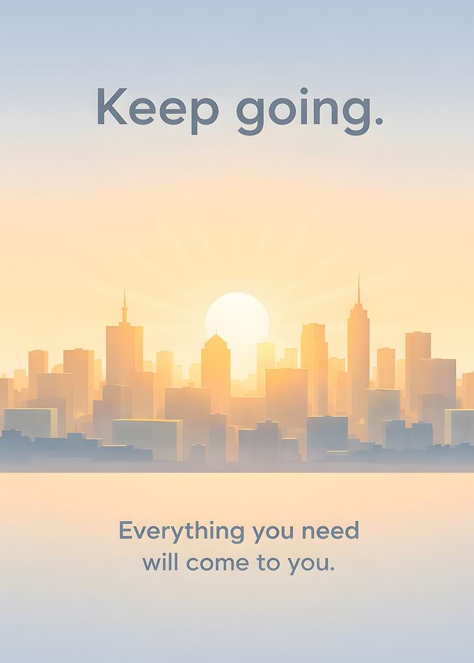 Inspirational Cityscape at Sunrise