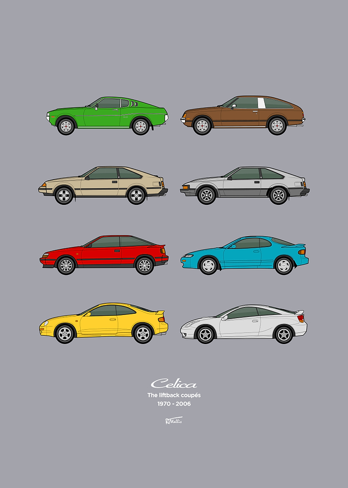 Celica Liftback Coupes 1970-2006 Collection