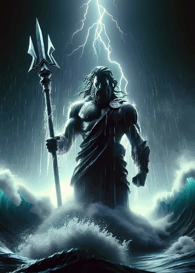 Poseidon in a Storm