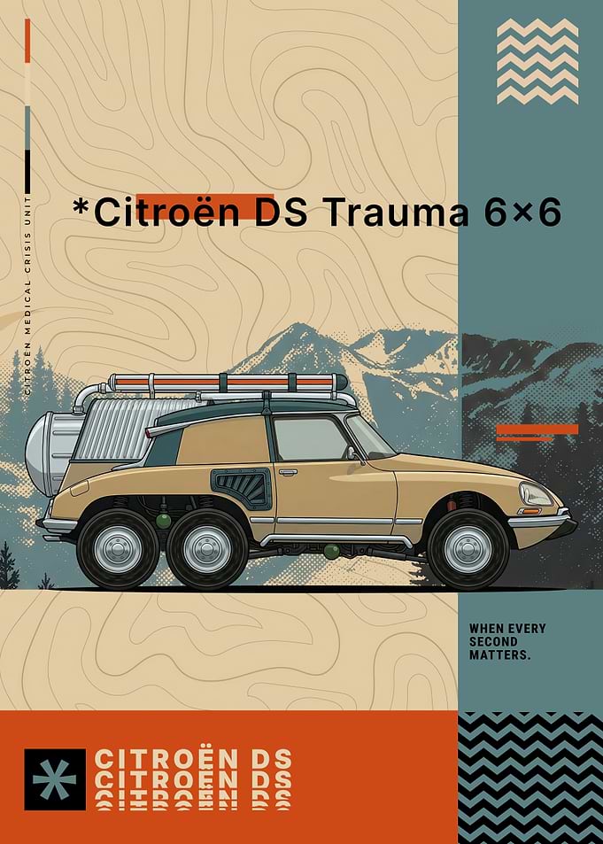 Citroën DS “Trauma 6x6'