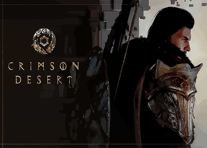 Crimson Desert Landscape Game Art