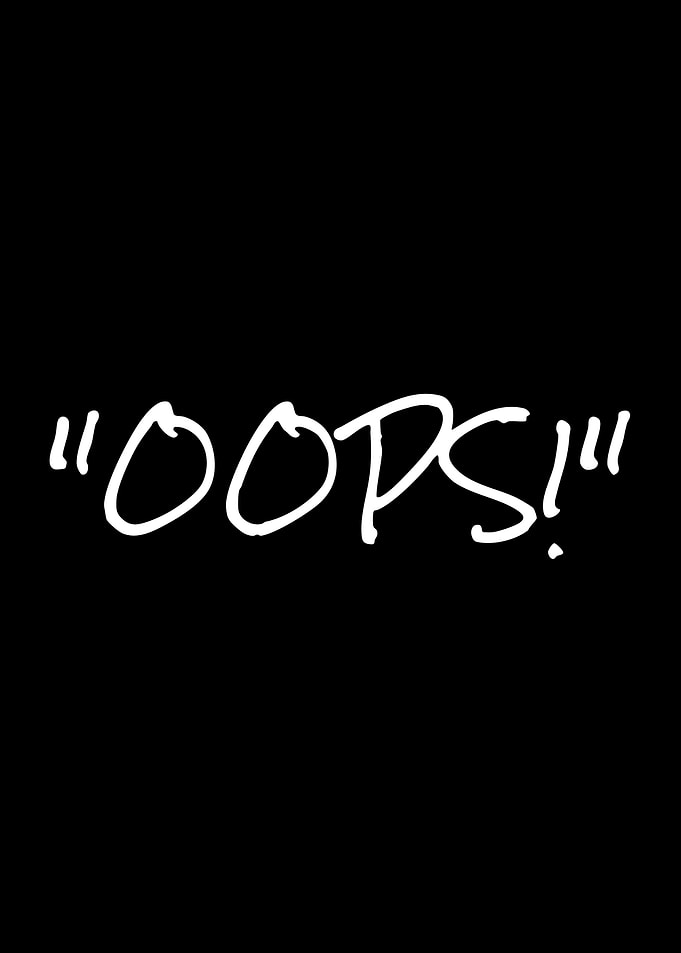Oops text art