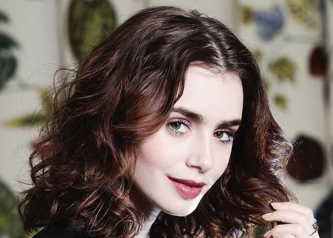 Lily Collins Portrait