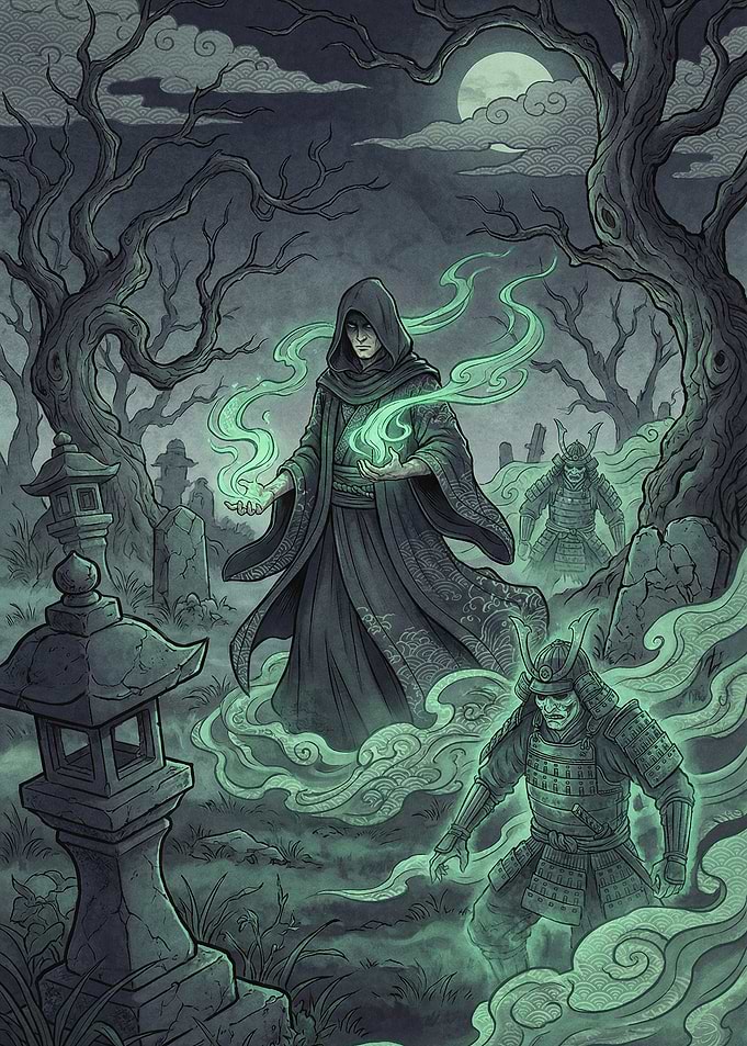 Mystical Samurai Graveyard