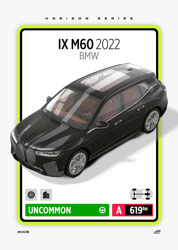 BMW IX M60 2022 Car Card
