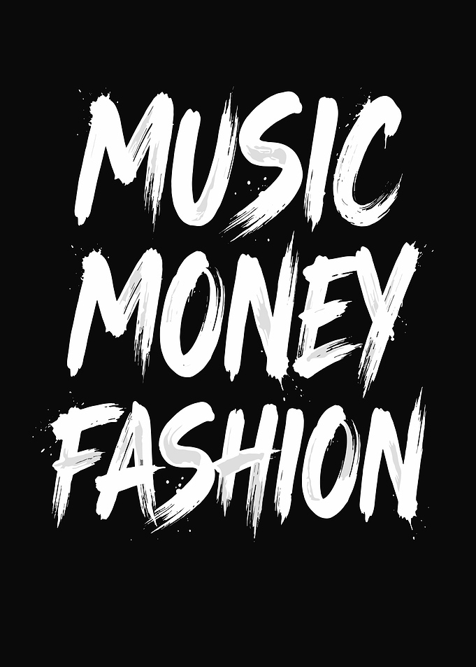 Music Money Fashion Text Art