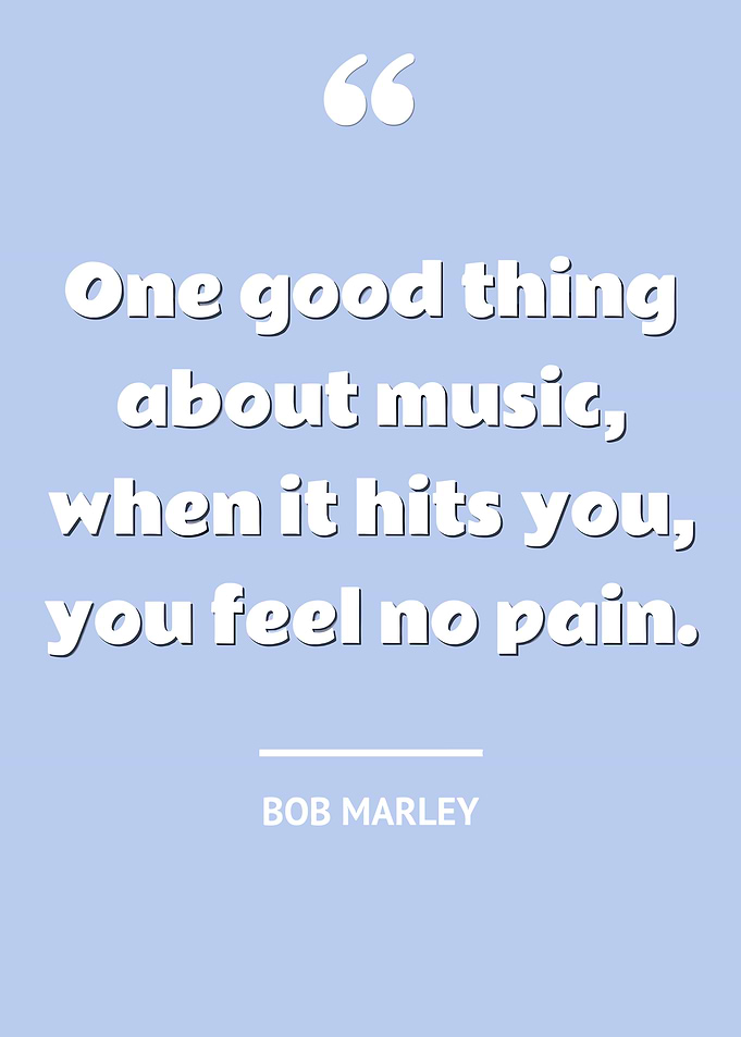Bob Marley Music Quote