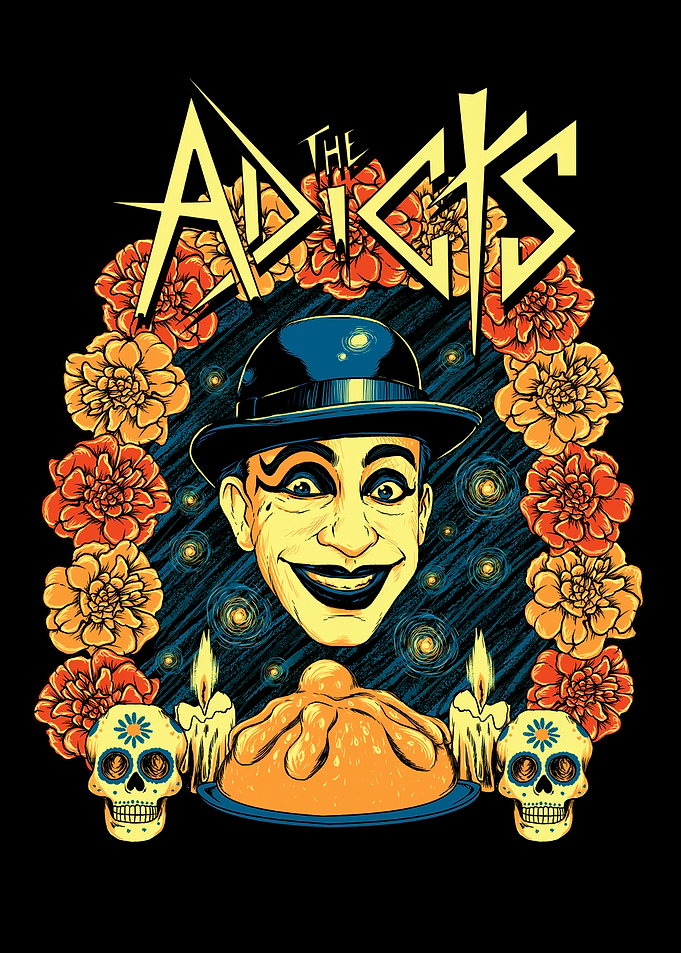 The Adicts Day of the Dead Art