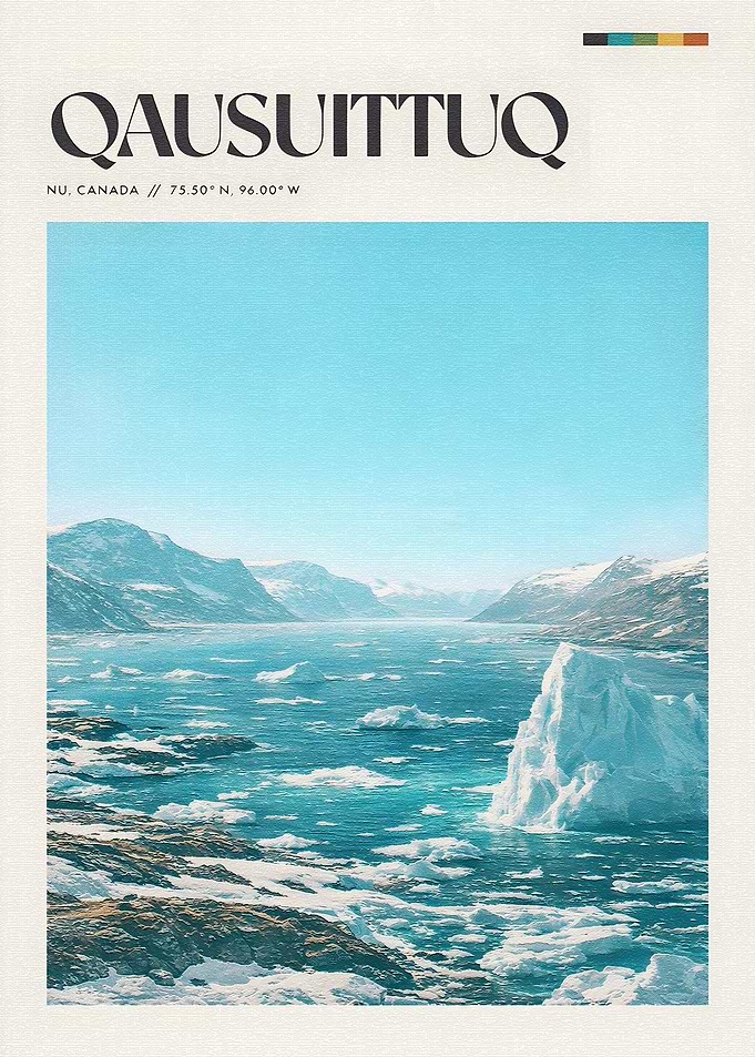 Qausuittuq Arctic Landscape