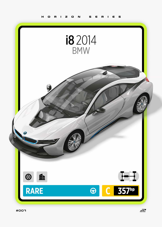 BMW i8 2014 Card