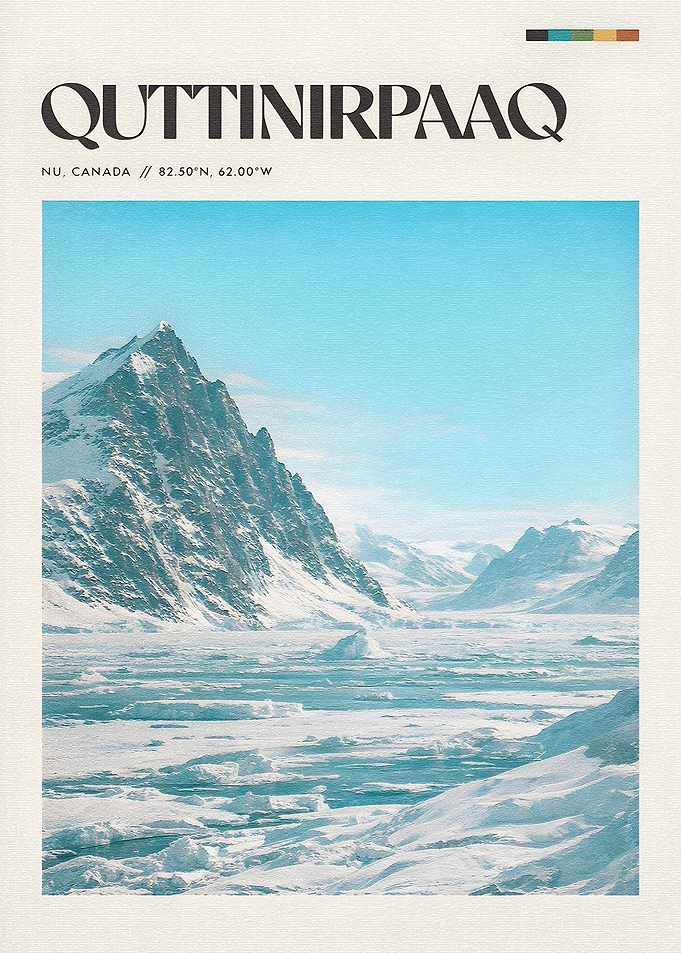 Quttinirpaaq National Park Poster