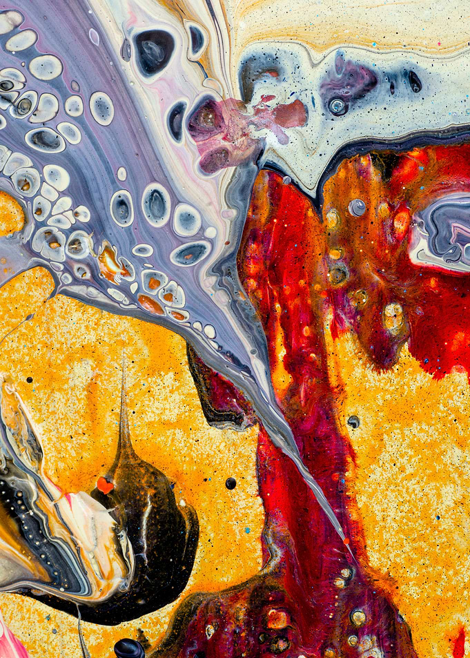 Abstract Fluid Art Pour
