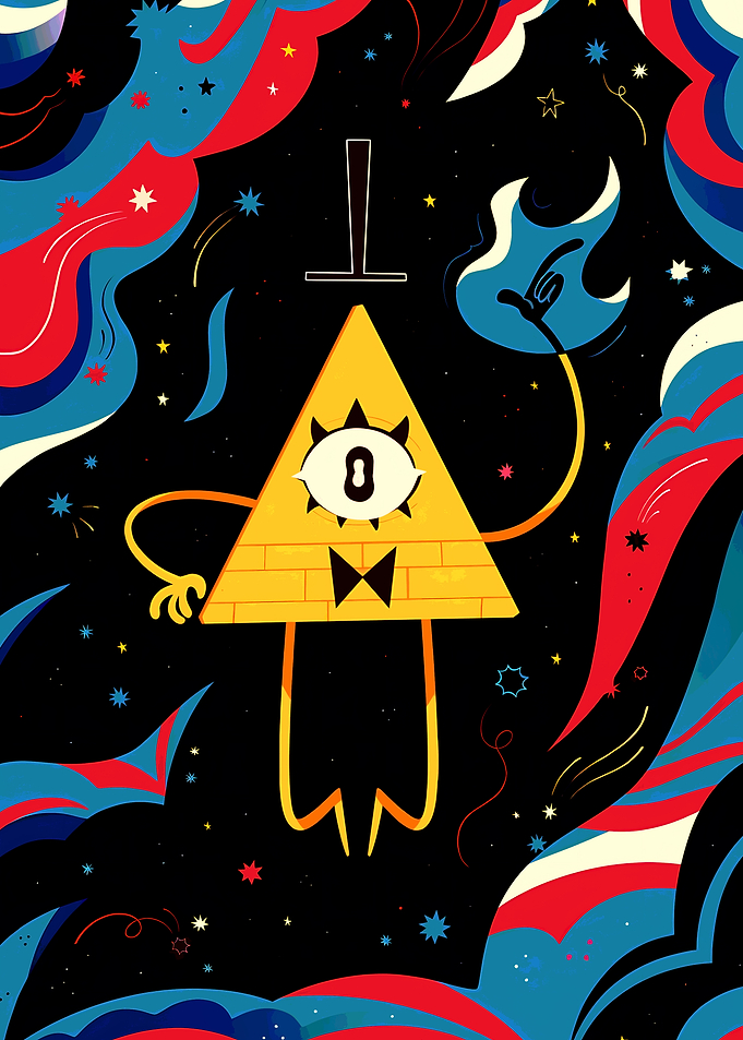 Bill Cipher in Space