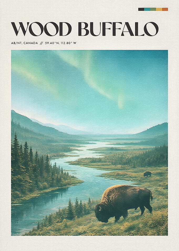 Wood Buffalo National Park Landscape
