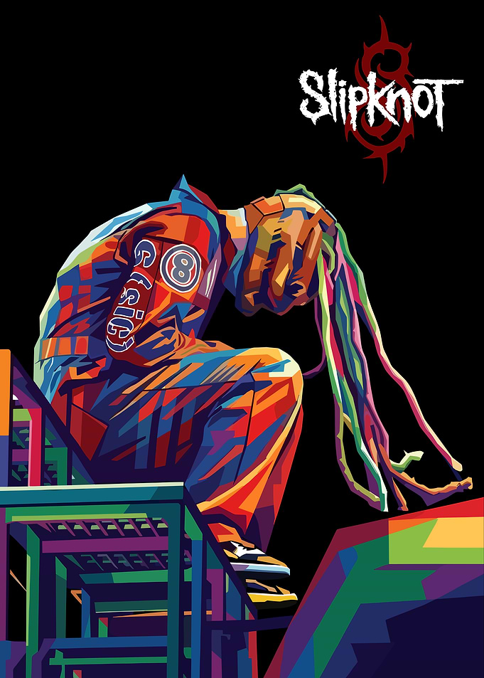 Corey Taylor Slipknot Pop Art Portrait