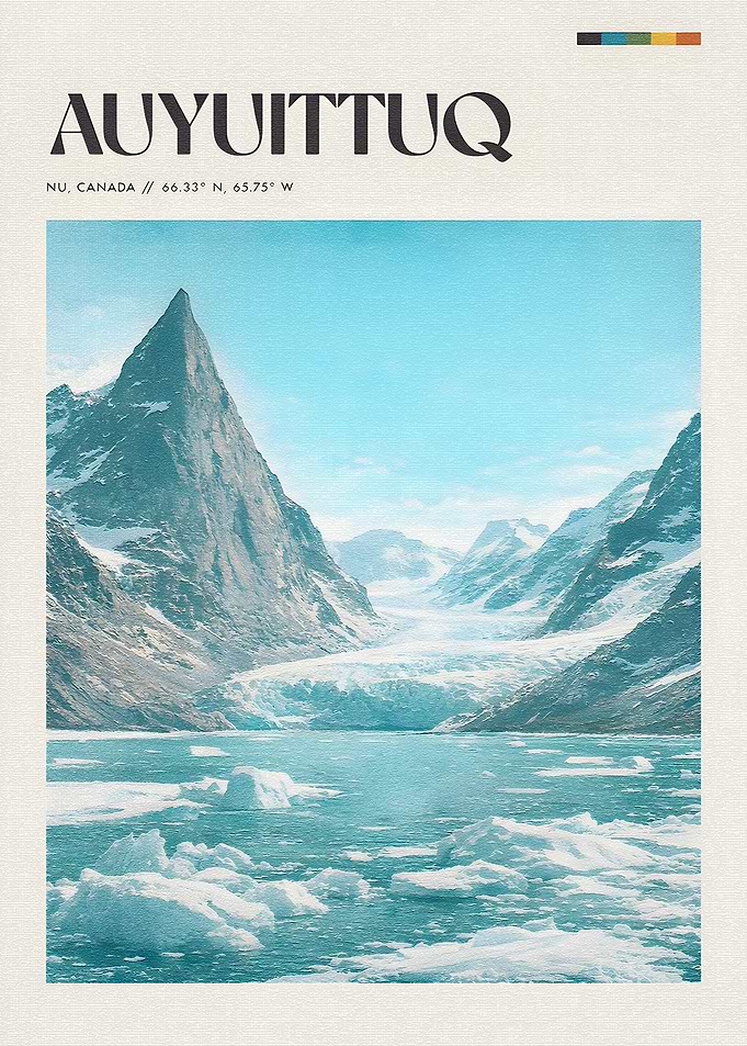 Auyuittuq National Park Poster