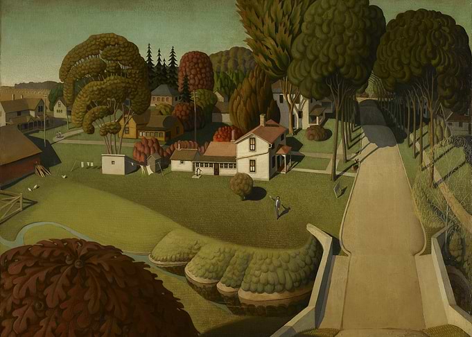 American Rural Landscape Painting