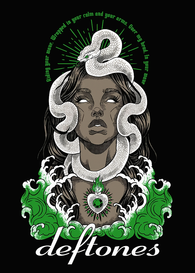Deftones Snake Woman Art
