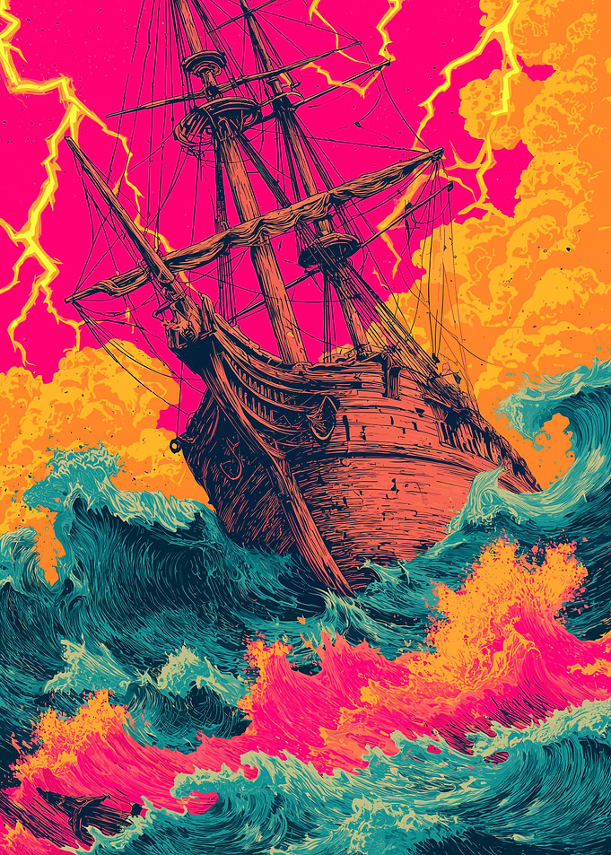 Ship in a Storm