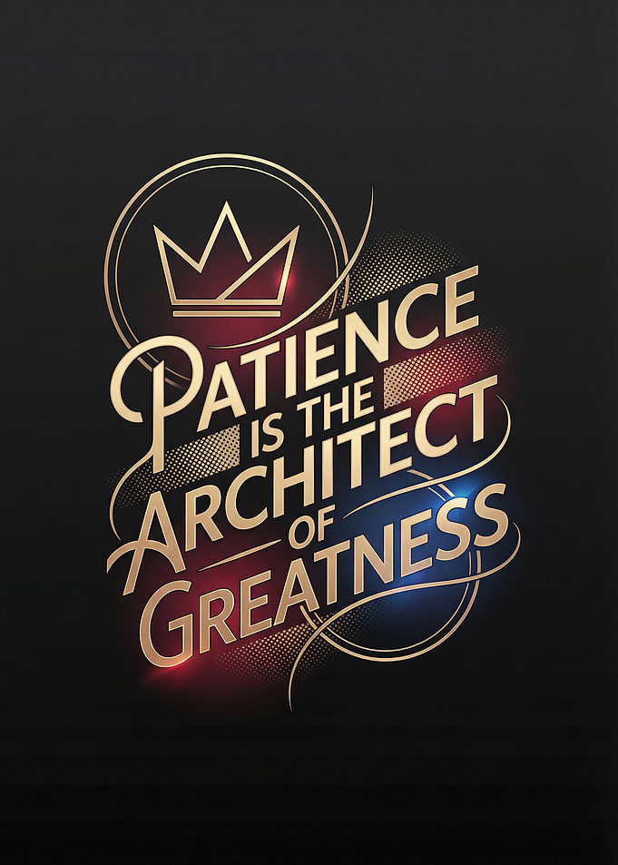 Patience is the Architect of Greatness