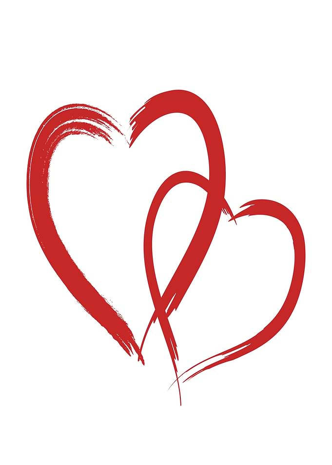 Two Red Hearts