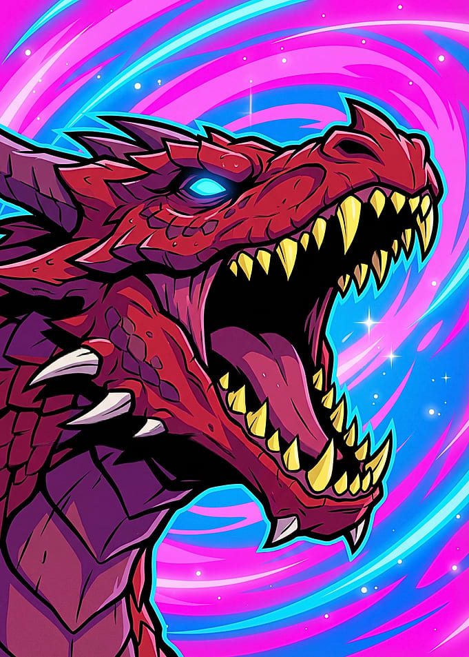 Red Dragon Roaring