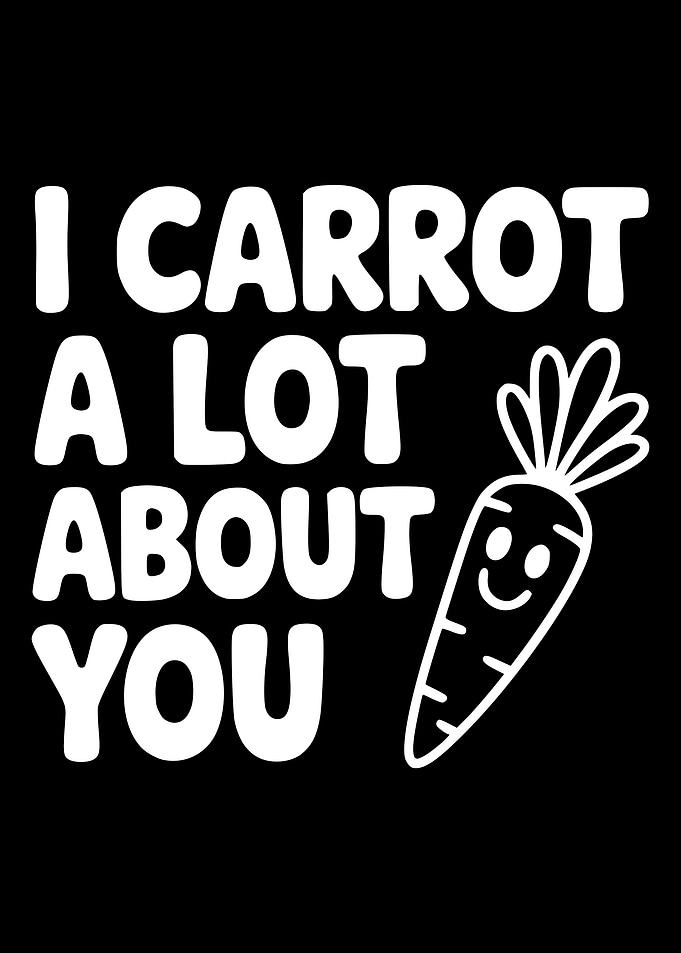 I Carrot A Lot About You