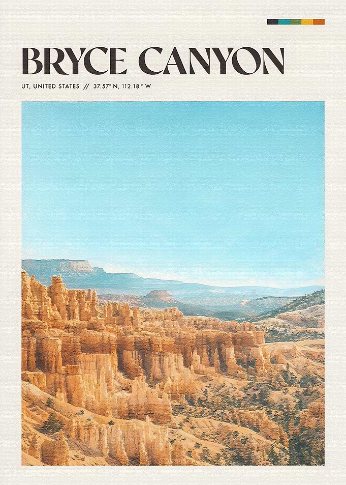 Bryce Canyon National Park Poster