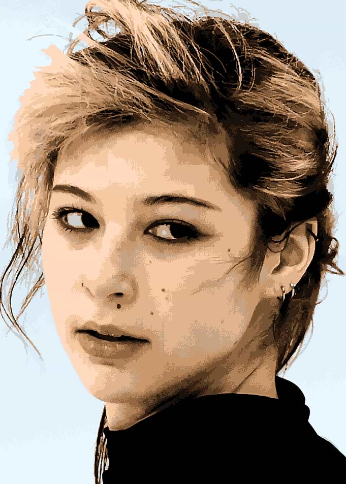 Close-up of a Woman Skater Sport Portrait