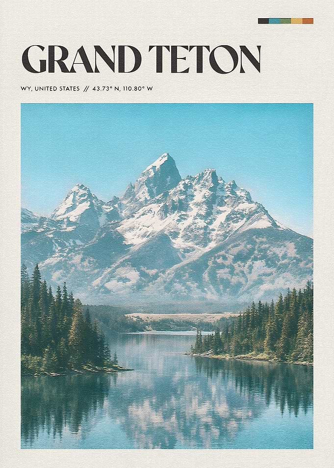 Grand Teton National Park Poster