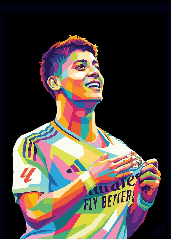 Arda Guler Football Player Pop Art