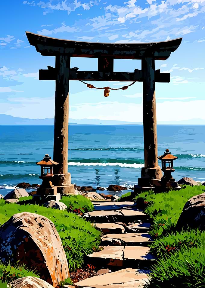 Torii Gate by the Sea
