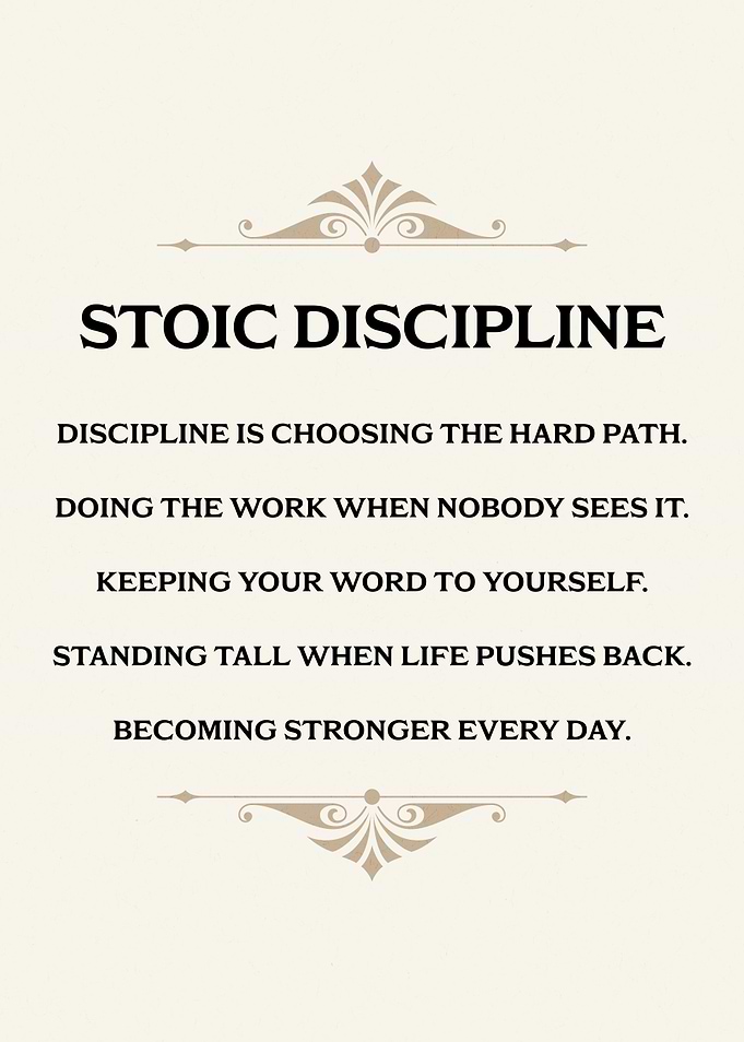 Stoic Discipline Quote
