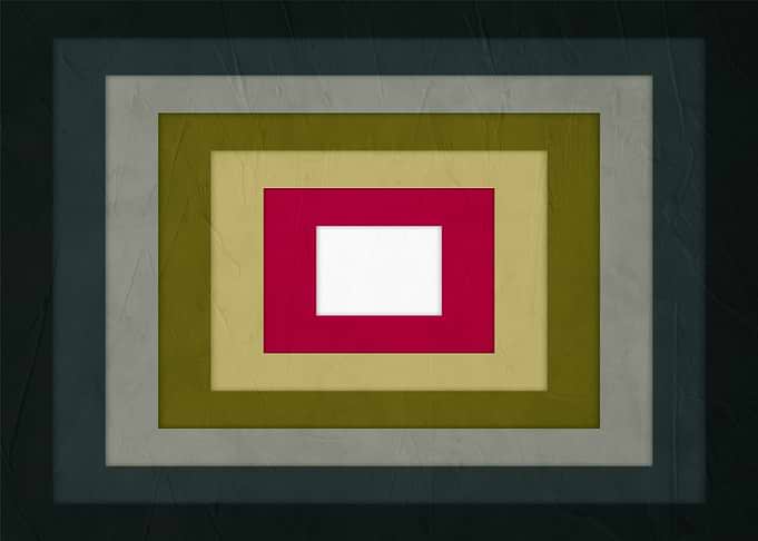 Concentric Rectangles with Textured Background