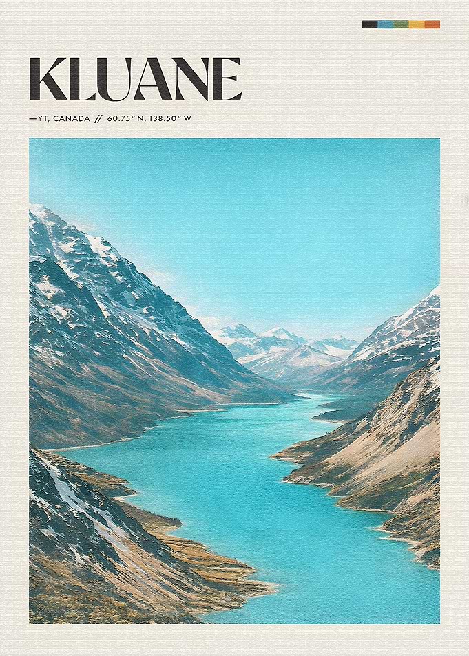 Kluane National Park Poster