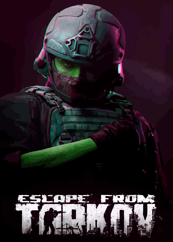 Escape From Tarkov Soldier Poster
