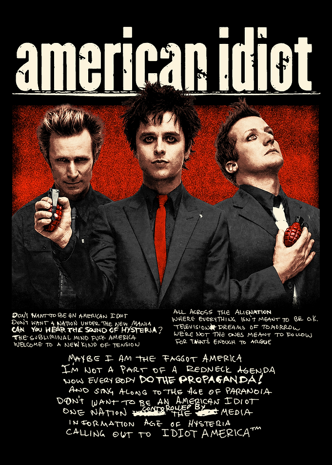 Green Day American Idiot Album Cover