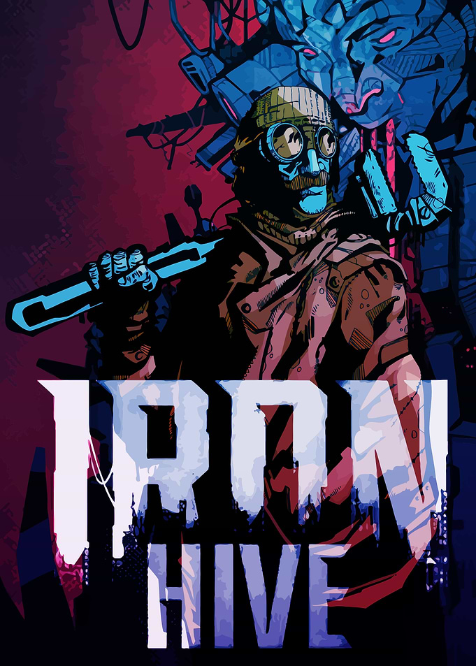 Iron Hive Sci-Fi Poster