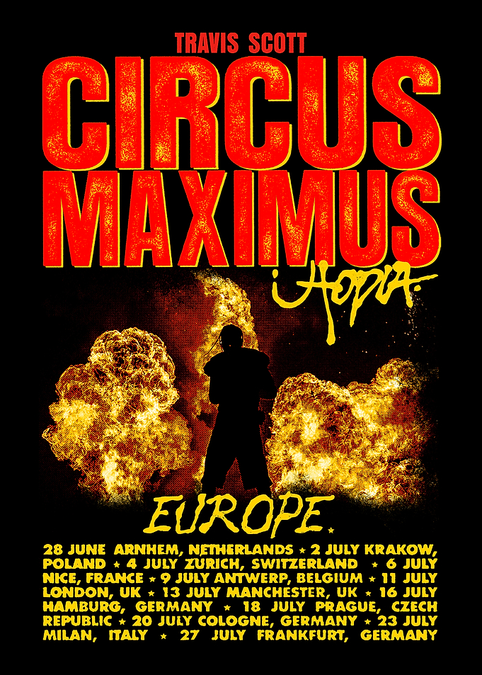 Travis Scott Circus Maximus Tour Poster