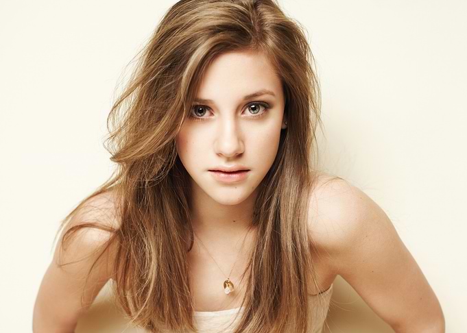 Young Lili Reinhart with Tousled Hair