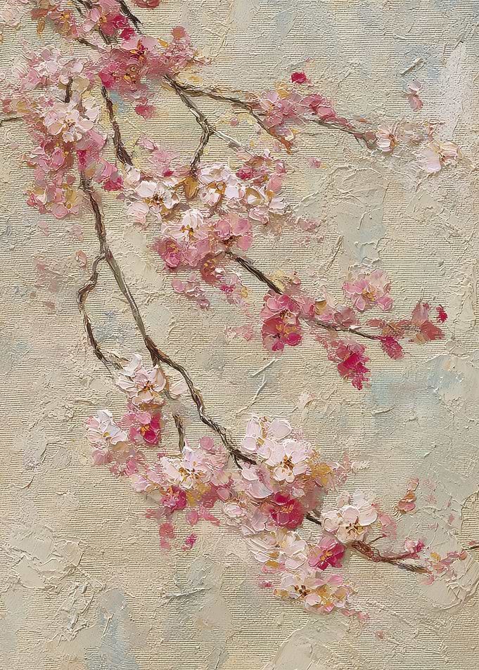 Cherry Blossoms Painting