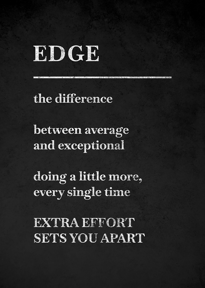 Motivational Quote About Edge