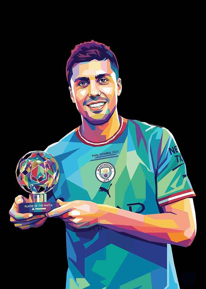Rodri Football Player Champion