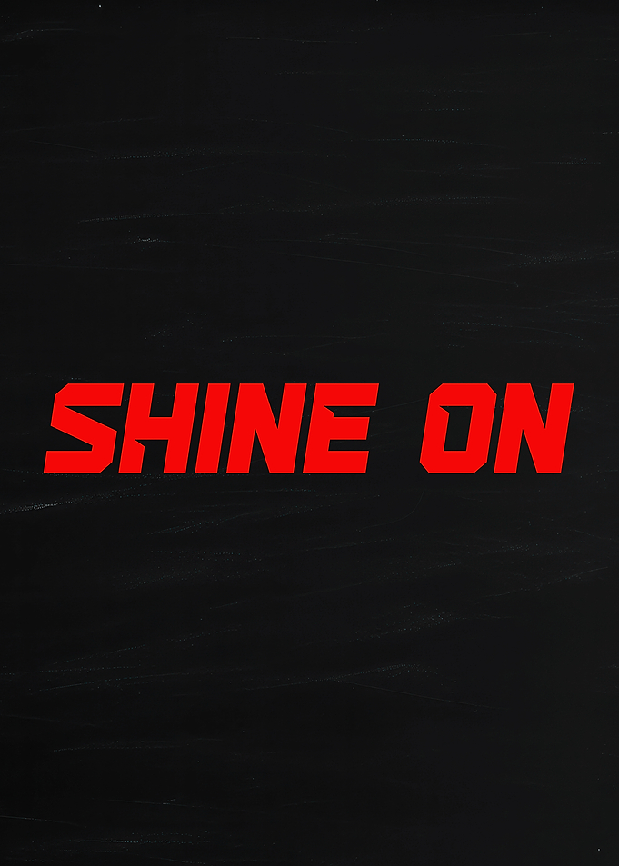 Shine On Text Art