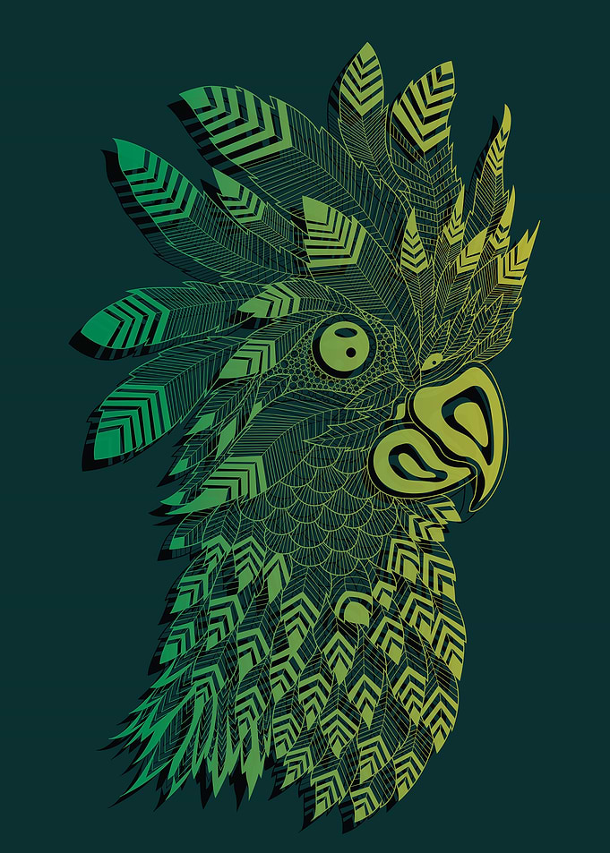 Zenart cockatoo's Portrait