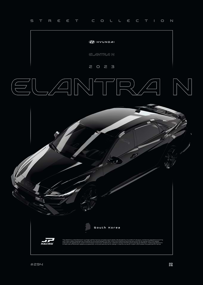Hyundai Elantra N 2023 Poster