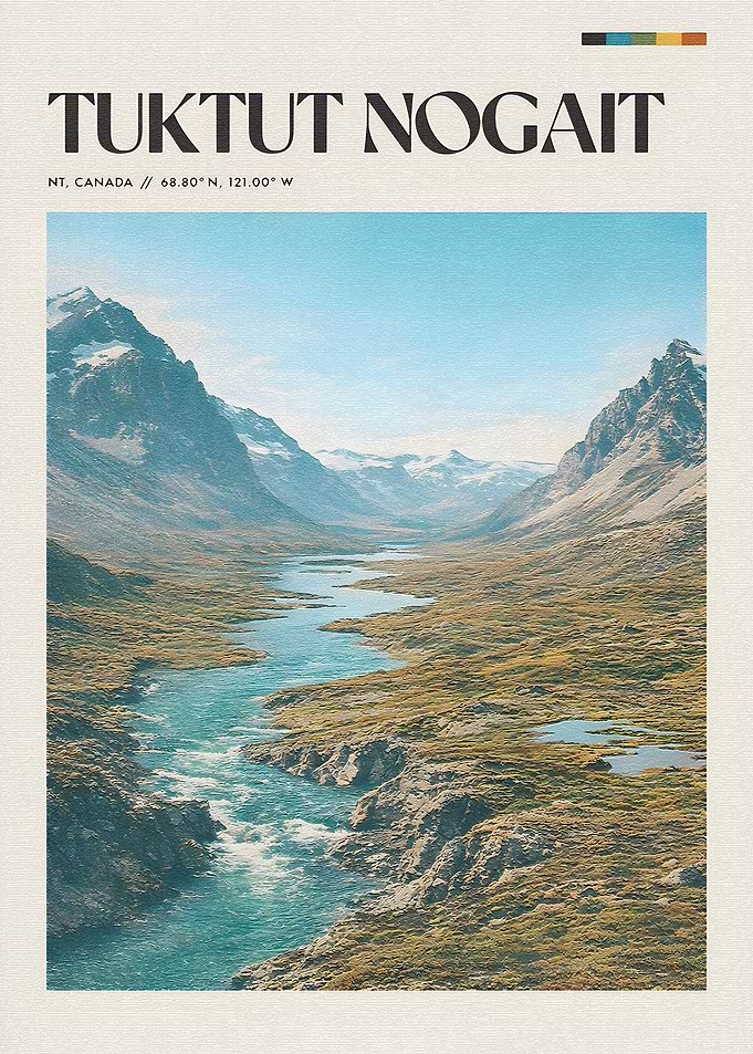 Tuktuut Nogaitt National Park Poster