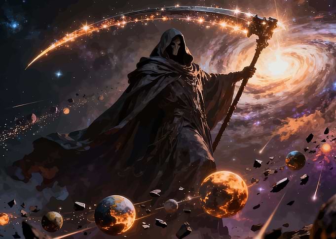 Grim Reaper in Cosmic Setting